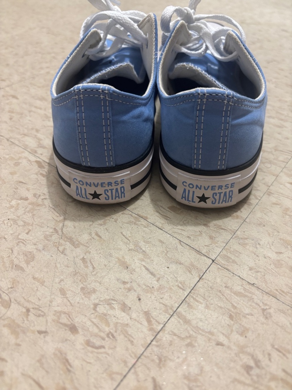 Converse Light Blue Low Top Sneakers - Picture 3 of 5